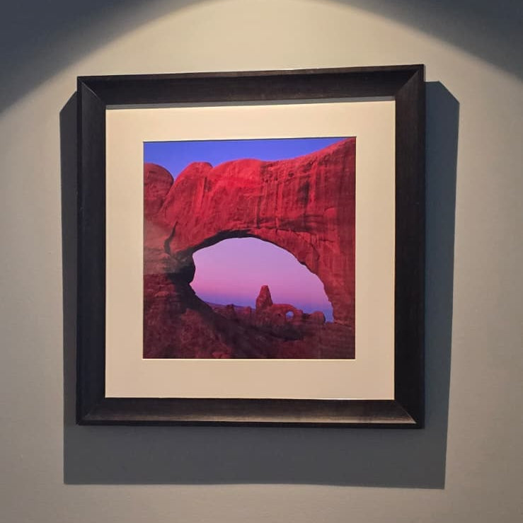 Arches National Park Framed Print: Turret Arch, Moab Utah Landscape