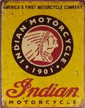 Indian Motorcycle 1924 Tin Sign