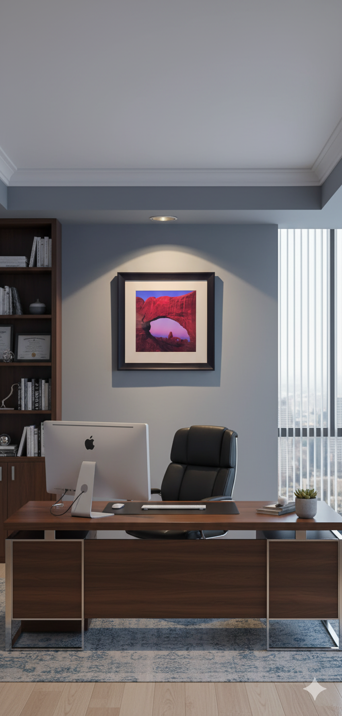 Arches National Park Framed Print: Turret Arch, Moab Utah Landscape